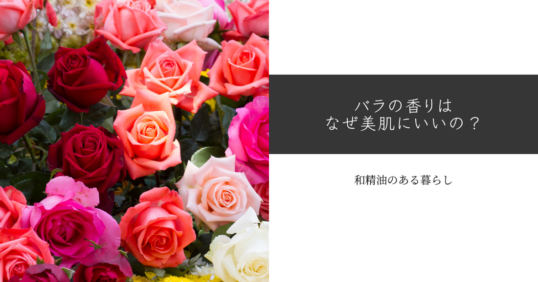 バラの香りはなぜ美肌にいいの? 話精油ブログ