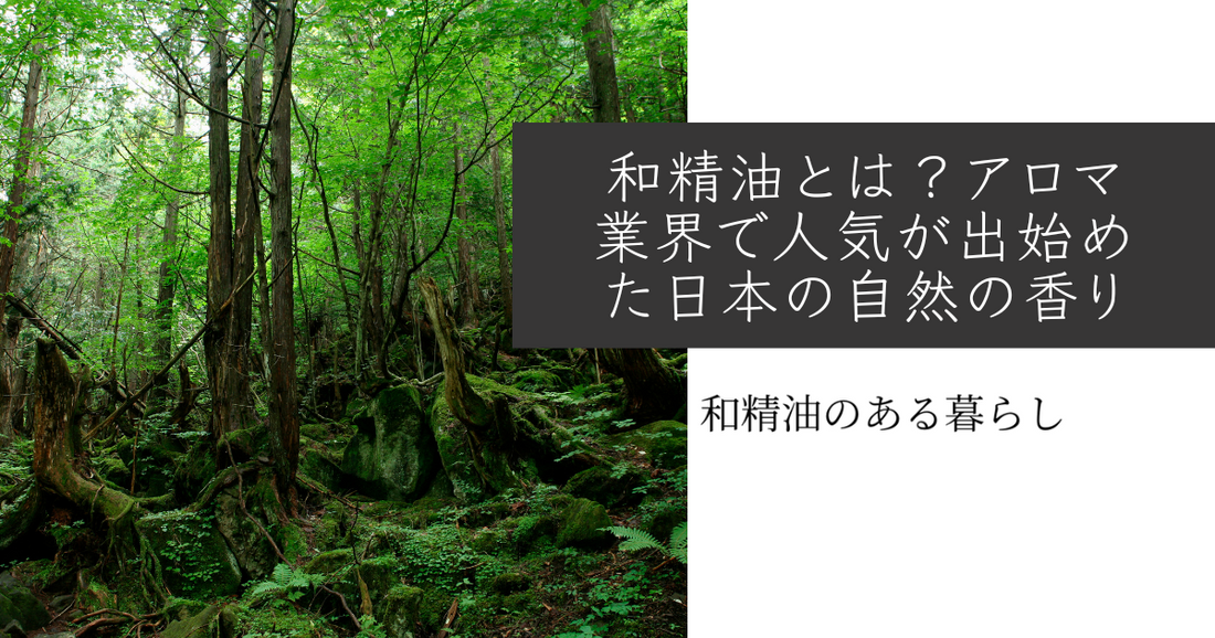 和精油とは?アロマ業界で人気が出始めた日本の自然の香り
