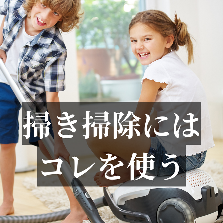 掃き掃除にはコレを使う
