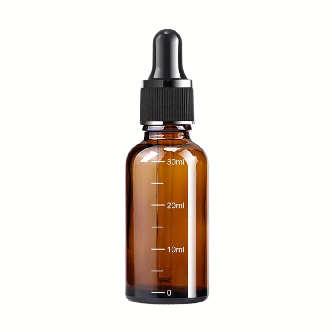 目盛り付き遮光瓶30ml |オリジナルブレンドオイルを保管しておくのに便利|和精油のある暮らし
