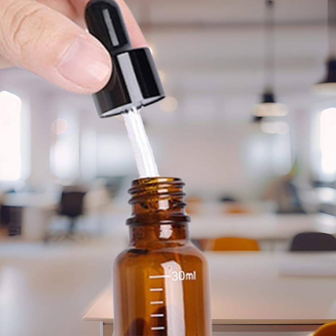 目盛り付き遮光瓶30ml |オリジナルブレンドオイルを保管しておくのに便利|和精油のある暮らし