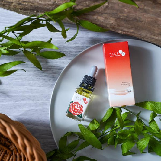 とくしま花椿10ml(Camellia oil)|サラッとした伸びが良いツバキ油|Renati tura(徳島県) 和精油のある暮らし