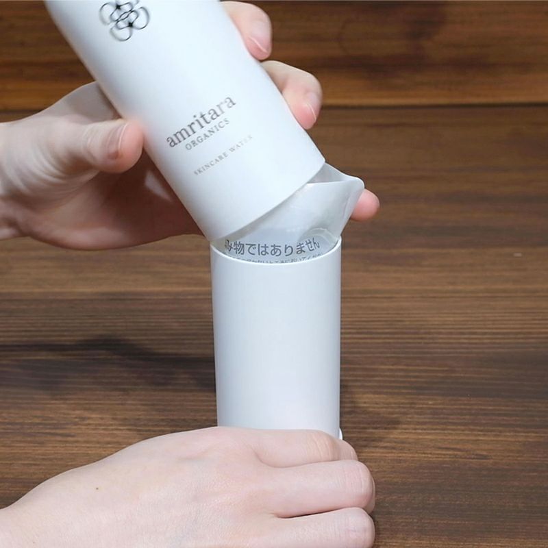 amritara化粧水 専用ボトル(化粧水は別売)|密封エコパックレフィル交換でいつも新鮮な化粧水を|amritara(アムリターラ)|東京・全国 - 和精油のある暮らし