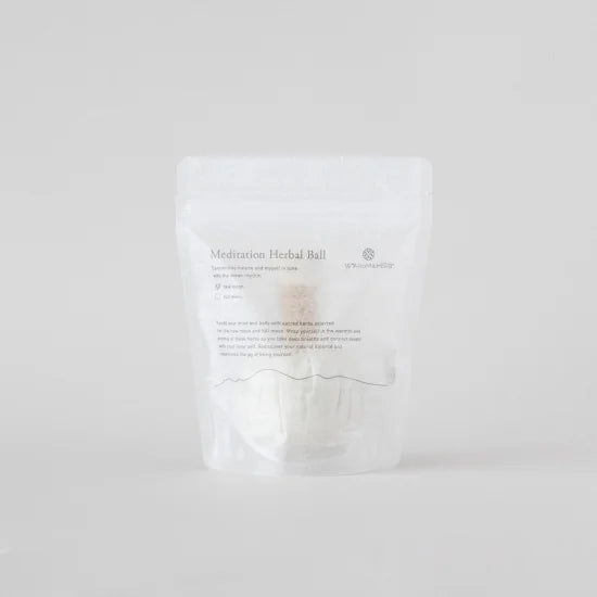 メディテーションハーブボール 新月|リセットと浄化の凛とした香り|W*ARoMa HERB(ワロマハーブ)|東京都 - 和精油のある暮らし