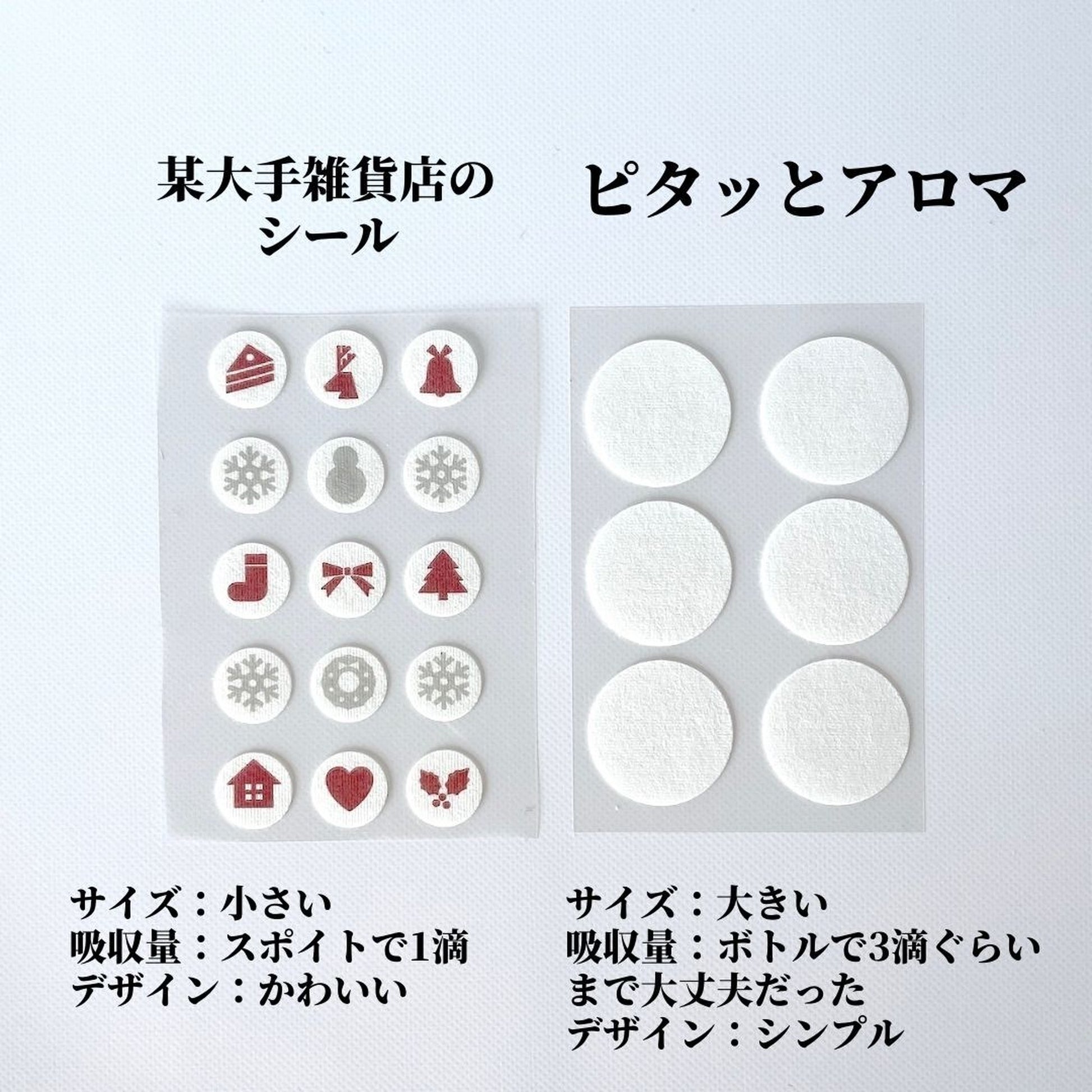 ピタッとアロマ(シール)|香りを持ち運べる便利な精油専用シール|フレーバーライフ【日本】 - 和精油のある暮らし