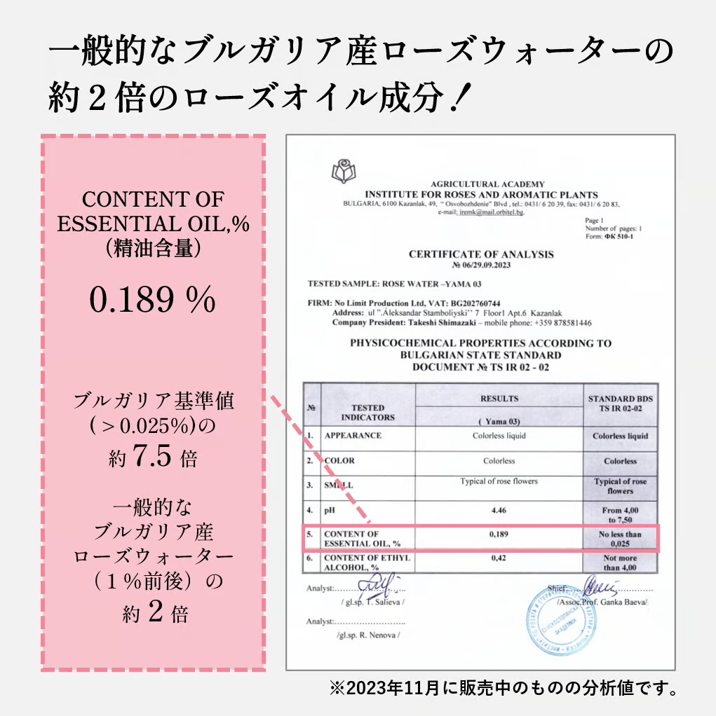 国産ローズウォーター アロマスプレー 100ml｜本場ブルガリアから高評価を得た薔薇の香り｜山形薔薇蒸留所（山形県）　和精油のある暮らし