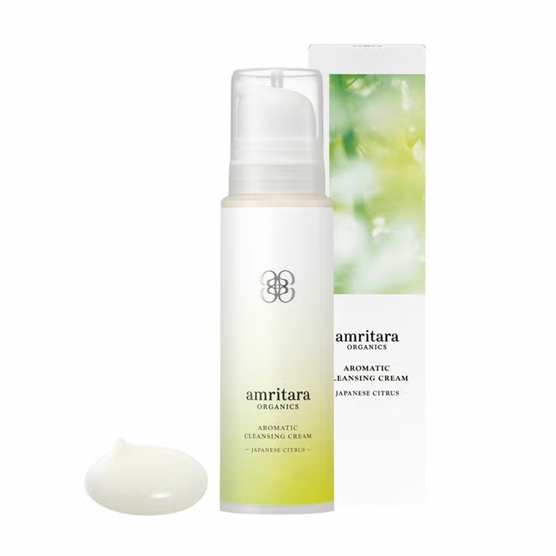 【限定生産】アロマティック クレンジングクリームジャパニーズシトラス150ｇ｜日本の柑橘が香る乳化にこだわったクリームクレンジング／amritara【東京都】