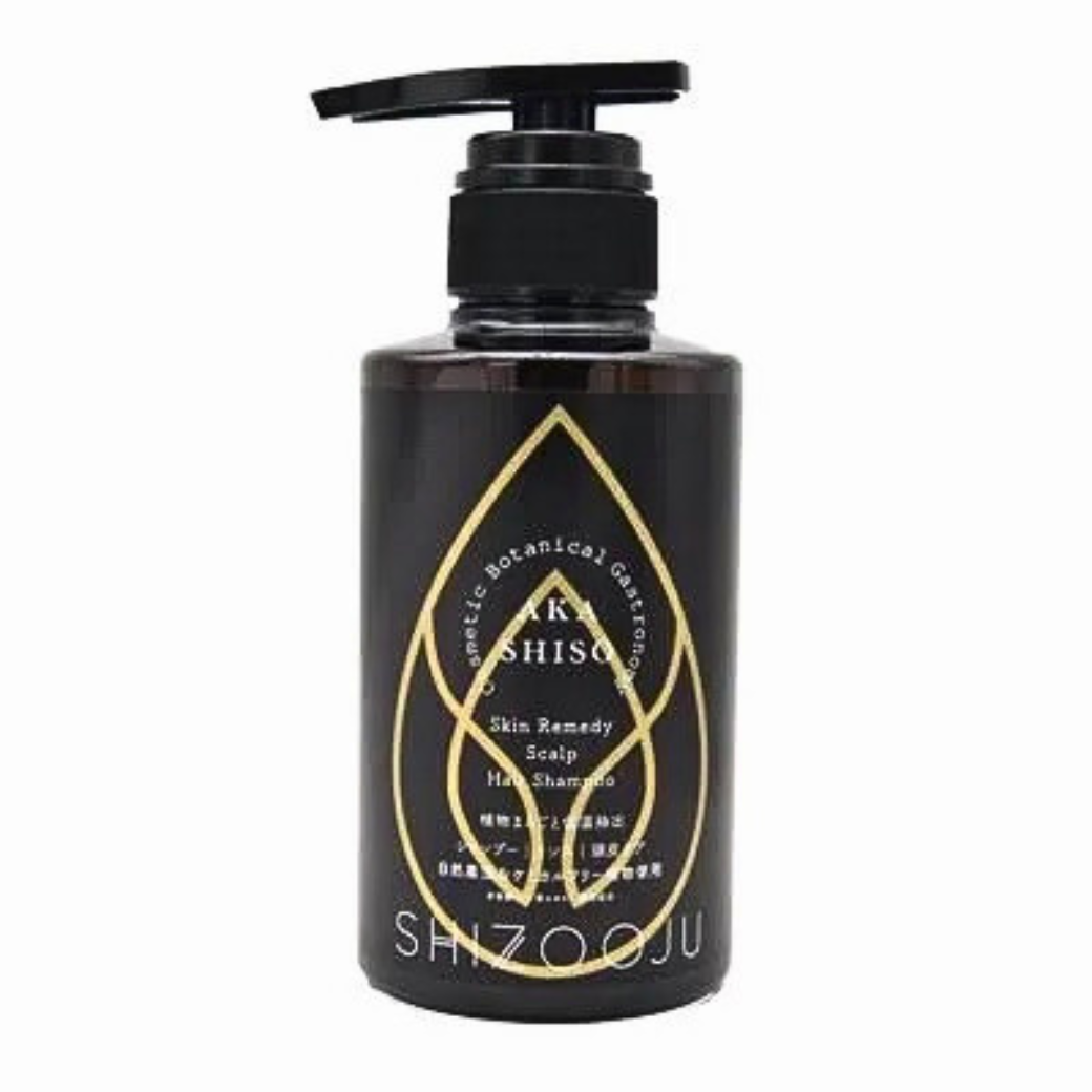スキンレメディ スカルプヘアシャンプー 300ml｜スキンケアはお肌の食事！赤紫蘇の香りと良質な椿オイルで艶やかな髪へ｜SHIZOOJU（シズージュ）｜福岡県