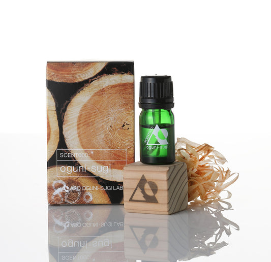 200年の森アンティークウッドオイル- 5ml premium box/フルーティーな熊本の杉の香りといえばこの精油/小国町森林組合【熊本】/和精油 - 和精油のある暮らし